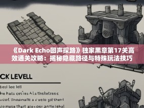 《Dark Echo回声探路》独家黑章第17关高效通关攻略：揭秘隐藏路径与特殊玩法技巧